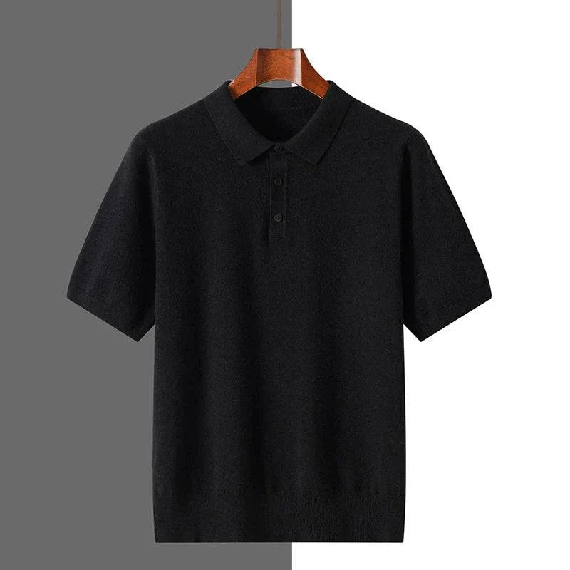 Men's classic polo shirt, short sleeve with button placket. Essential casual top for spring and summer outfits.