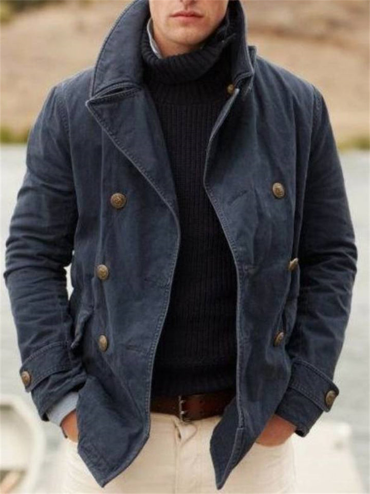 Men's classic lightweight autumn transition jacket. Versatile for business casual & everyday wear.