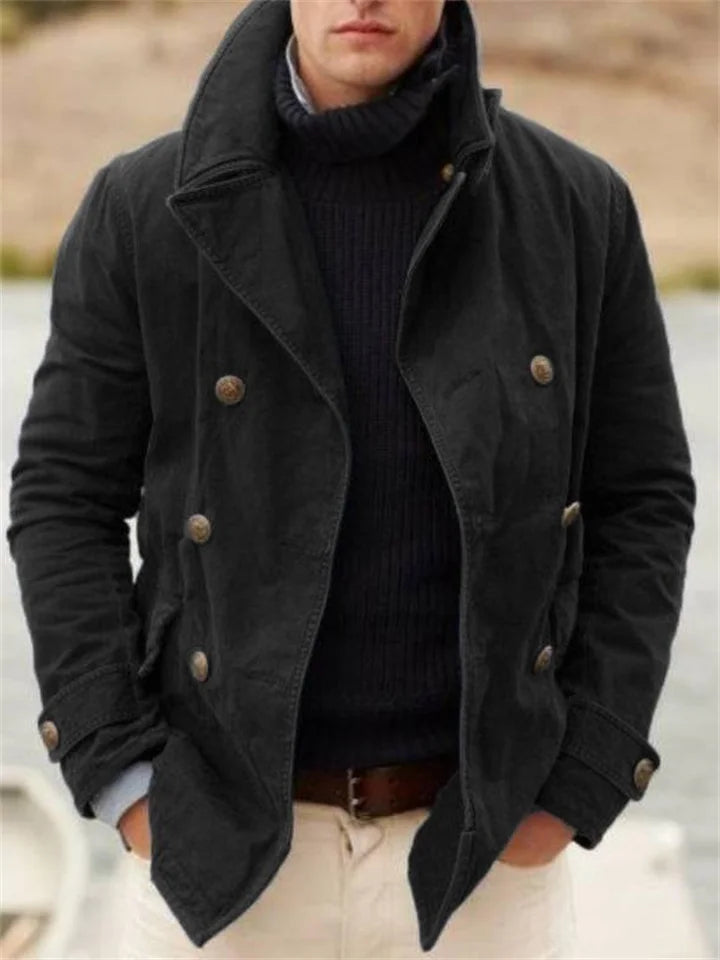 Timeless men's versatile autumn jacket. Perfect lightweight outerwear for classic and casual styles.