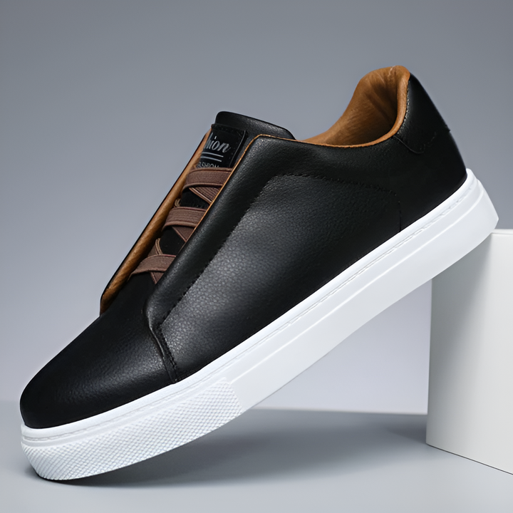 Stylish men's versatile casual sneakers with minimalist design, ideal for walking and everyday fashion.