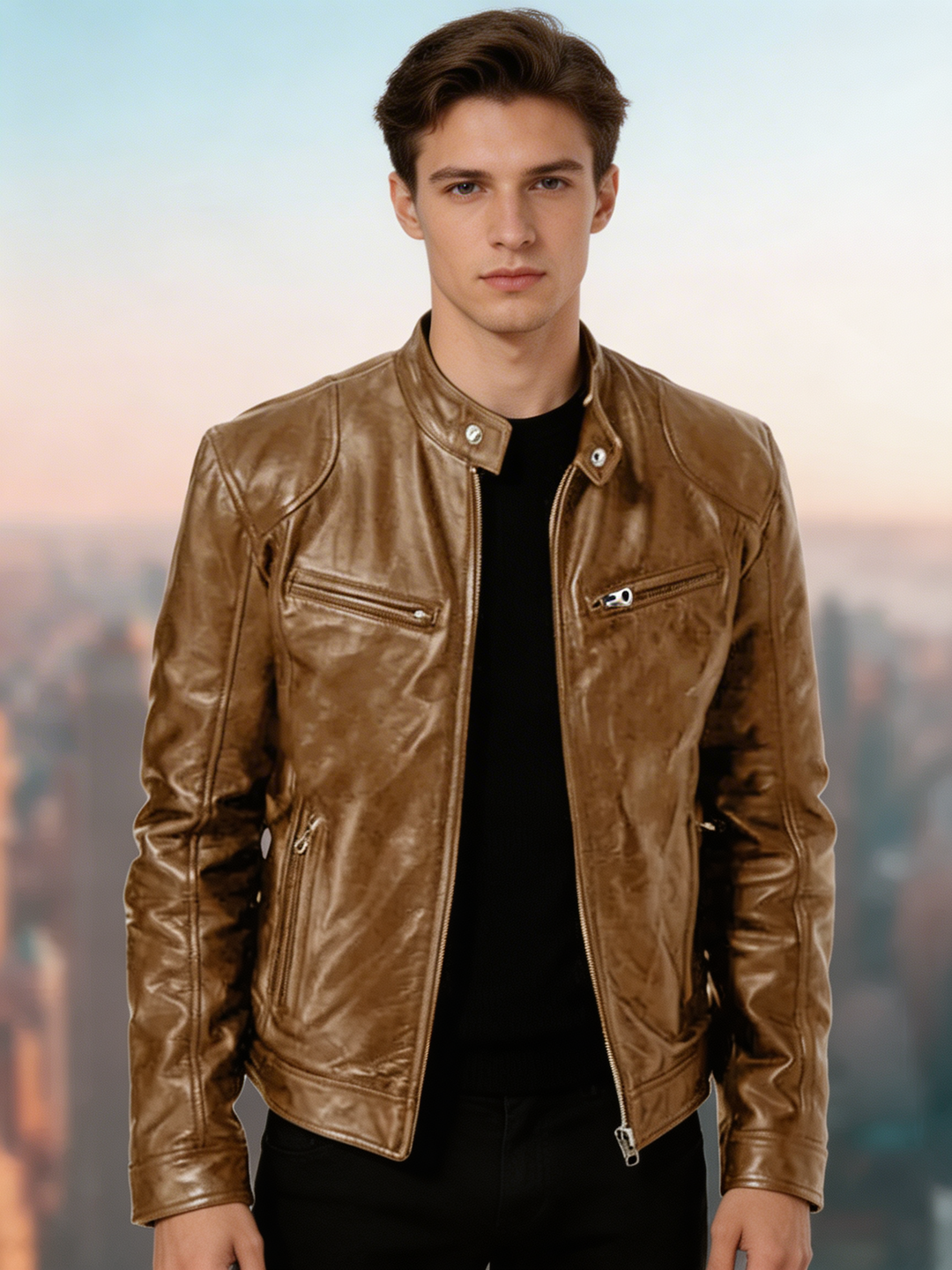 Men's classic style jacket, versatile outerwear for smart casual and everyday wear. Perfect for any occasion.