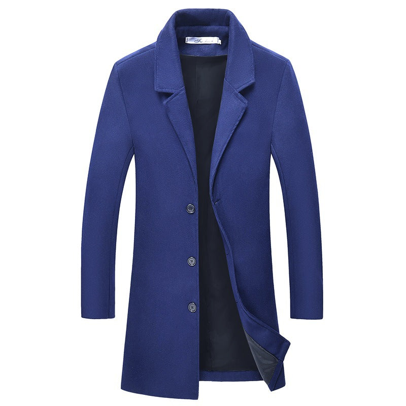 Versatile men's winter jacket, warm lined and classic style. Suitable for both casual and formal occasions.
