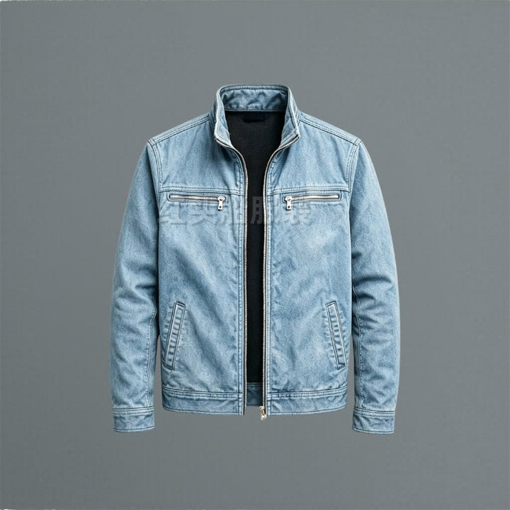 Everyday men's utility coat, a stylish classic jacket for versatile layering. Perfect fall/spring outerwear.