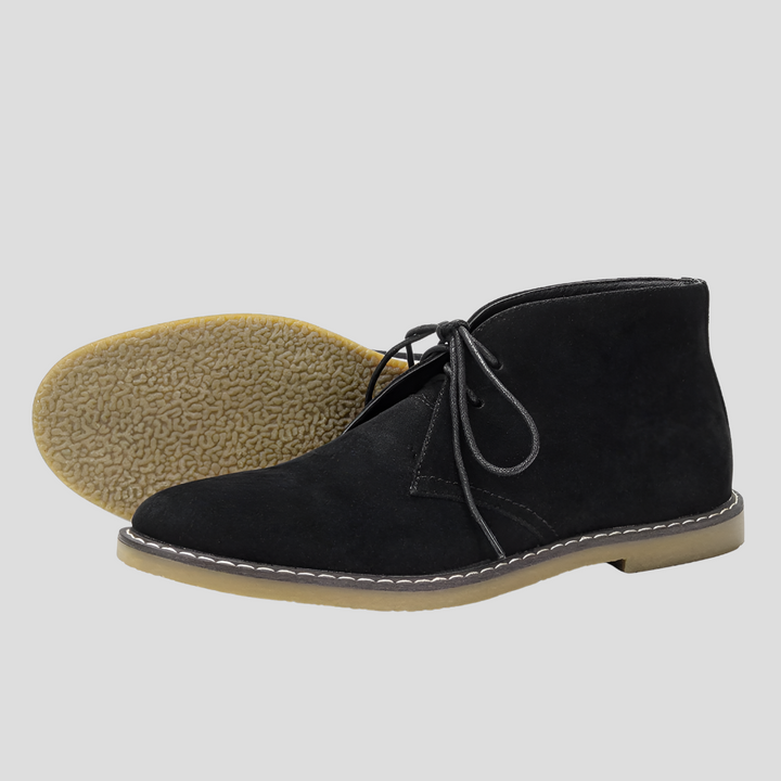 Men's stylish lace-up desert boots, vintage classic design. Perfect casual everyday footwear.