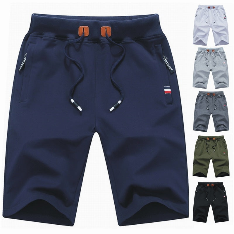 Relaxed fit men's casual drawstring shorts by Randy, perfect for summer lounge, gym, or beachwear.