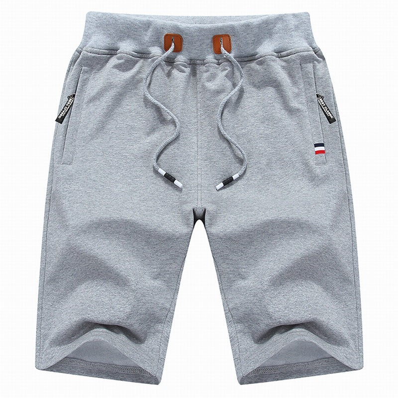 Drawstring men's casual shorts, ideal for summer activities, beach, gym, or everyday comfortable wear.