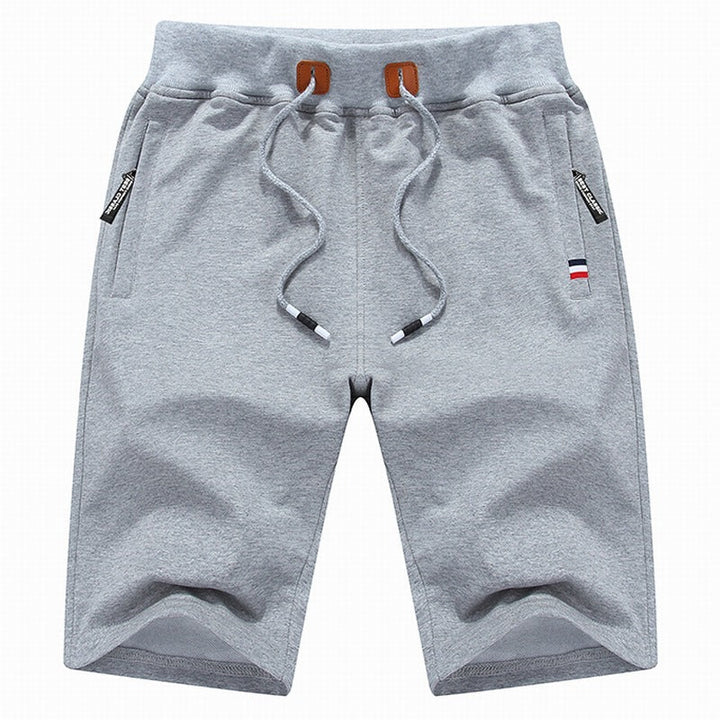 Drawstring men's casual shorts, ideal for summer activities, beach, gym, or everyday comfortable wear.