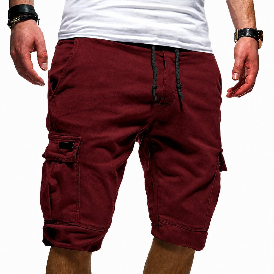 Versatile men's cargo shorts for walking, outdoor recreation, and casual summer everyday style. Relaxed comfortable fit.