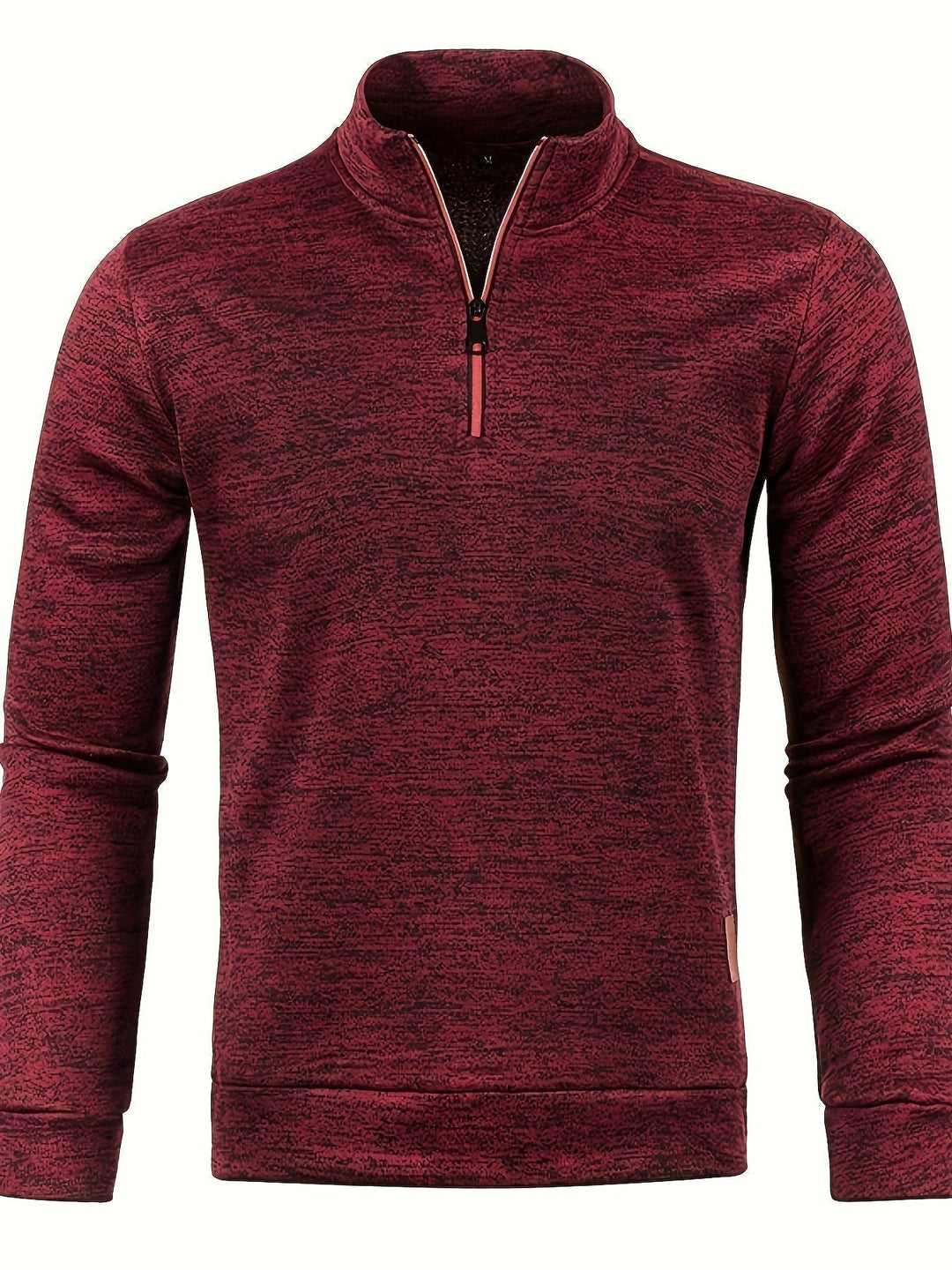 Classic men's neck zip sweater, designed for cozy comfort and stylish warmth during winter.