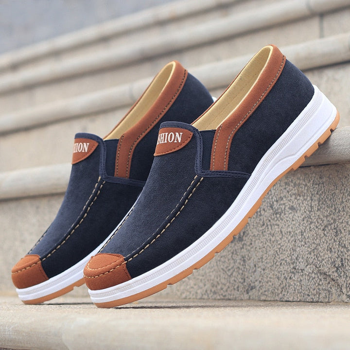 Men's Effortless Comfort Slip-On Canvas Shoes for everyday casual wear. Lightweight & easy.