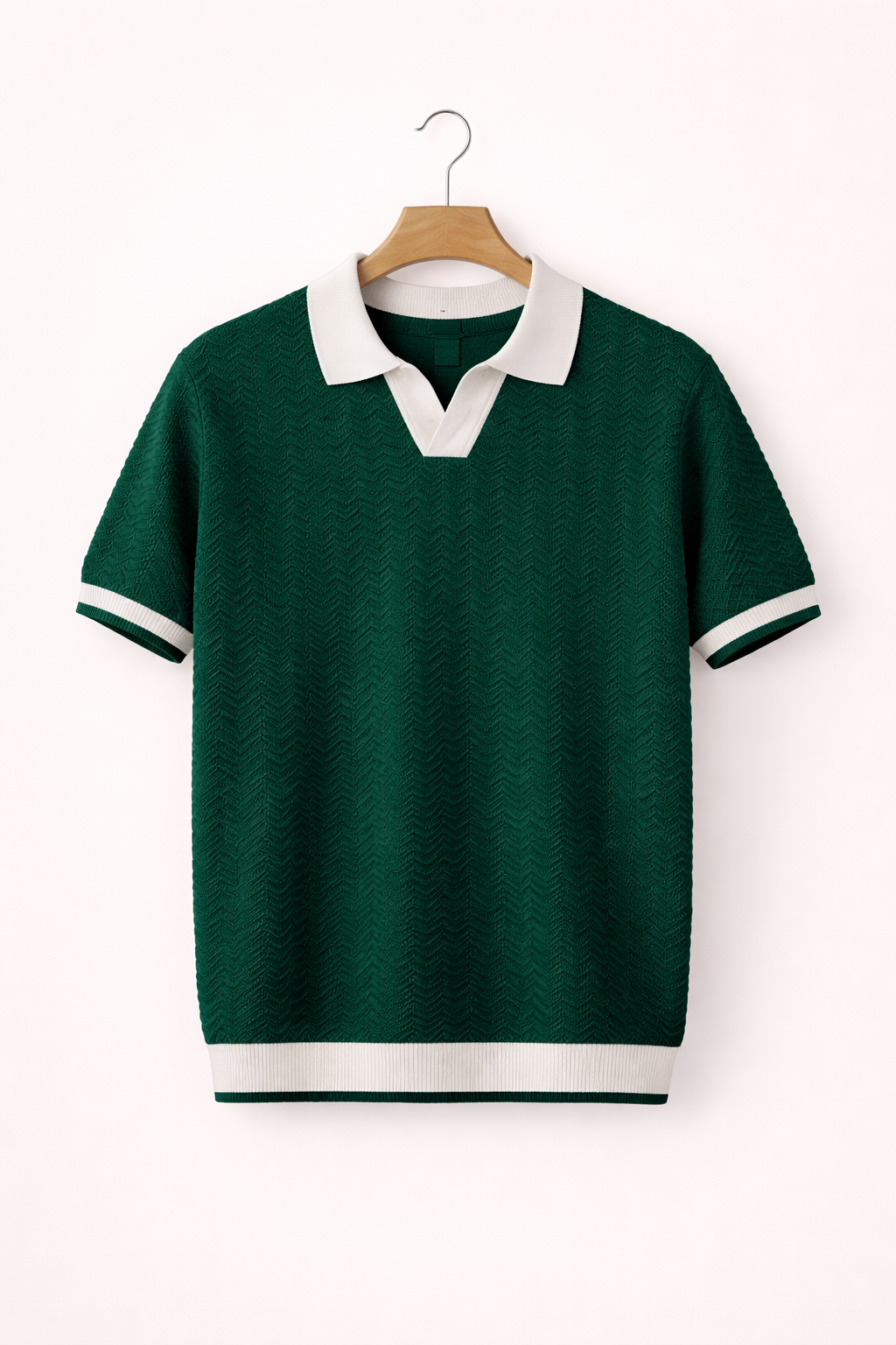 Stylish men's everyday polo shirt. Short sleeve top for smart casual outfits & comfortable summer wear. Men's fashion.