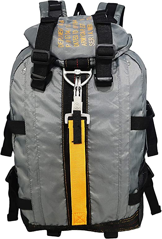 Large capacity men's tactical rucksack. Utility travel backpack for gear, durable & water-resistant.