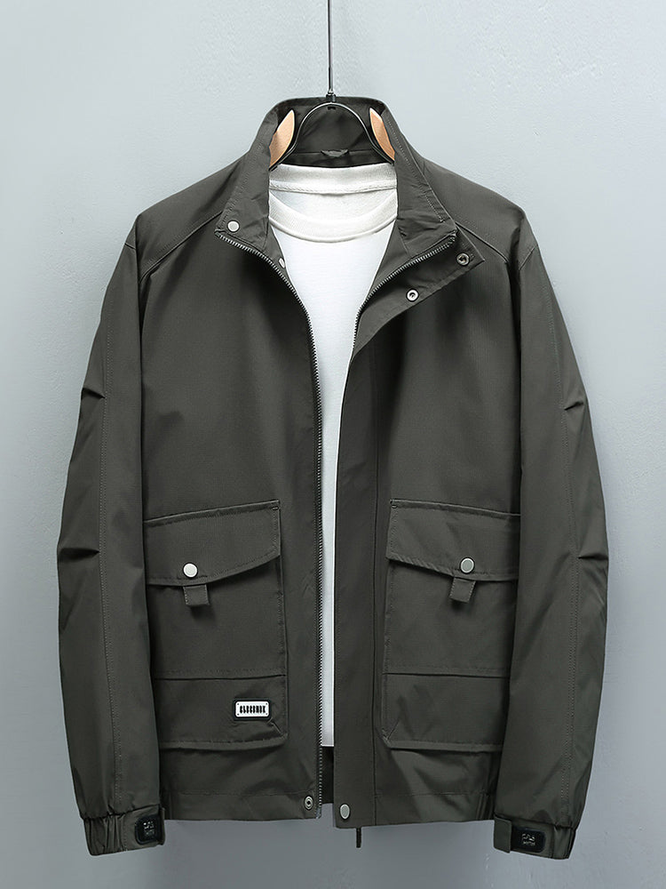 Men's protective sports jacket, designed to keep warm during cold autumn & winter workouts.