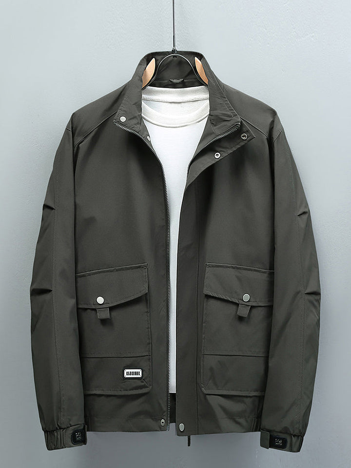 Men's protective sports jacket, designed to keep warm during cold autumn & winter workouts.