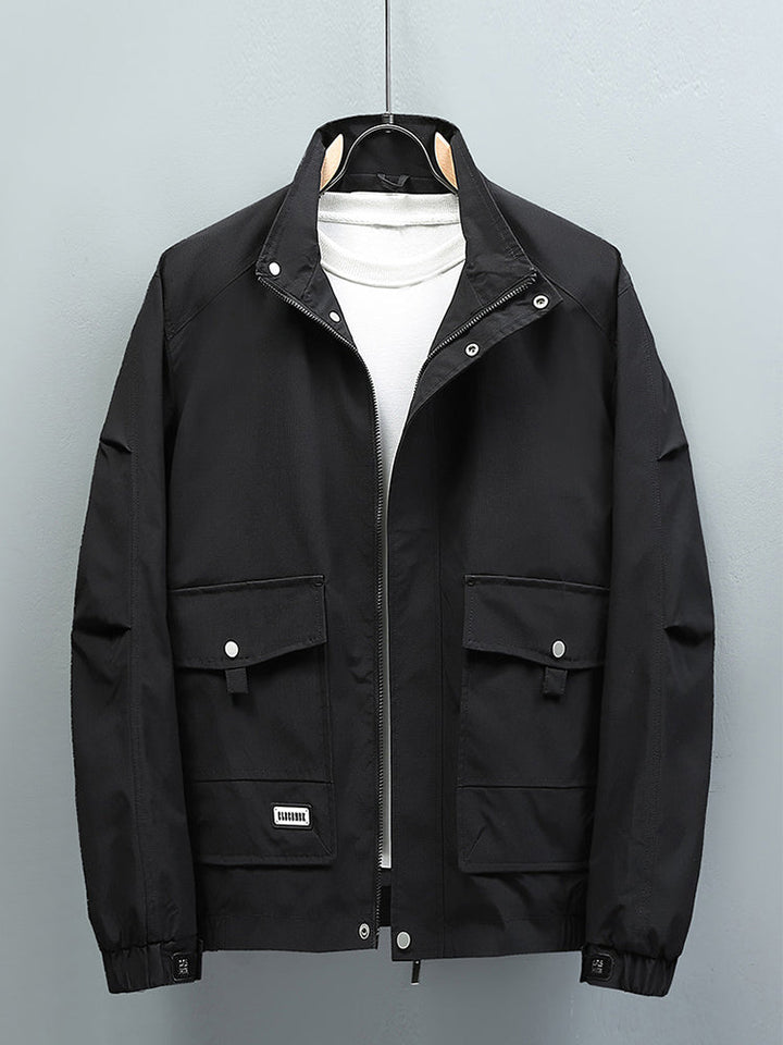 Versatile men's winter sports jacket for workouts, leisure & outdoor cold weather adventures.