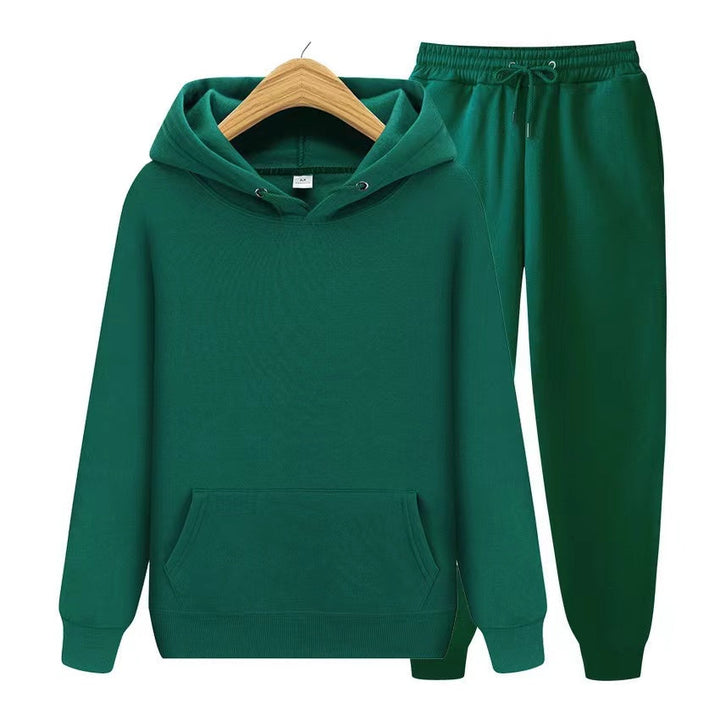 Comfortable men's insulated sport suit. Perfect fall outfit for warmth and dryness during winter activities.