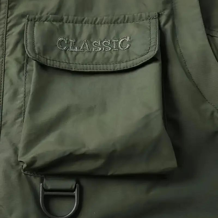 Men's spring jacket Leif, water-repellent design with a handy removable hood for changing weather.