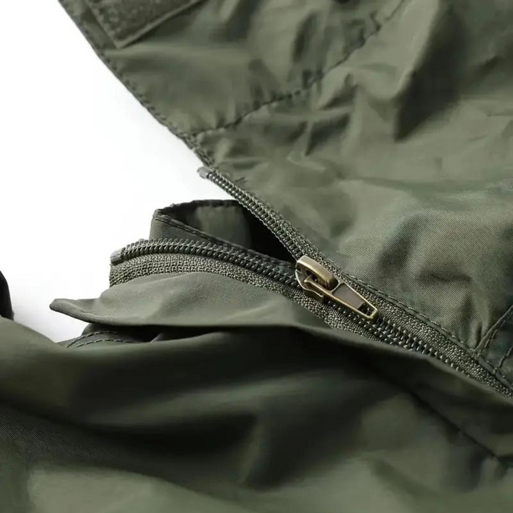 Durable men's outerwear: Leif transitional jacket, water-repellent & windproof with removable hood.