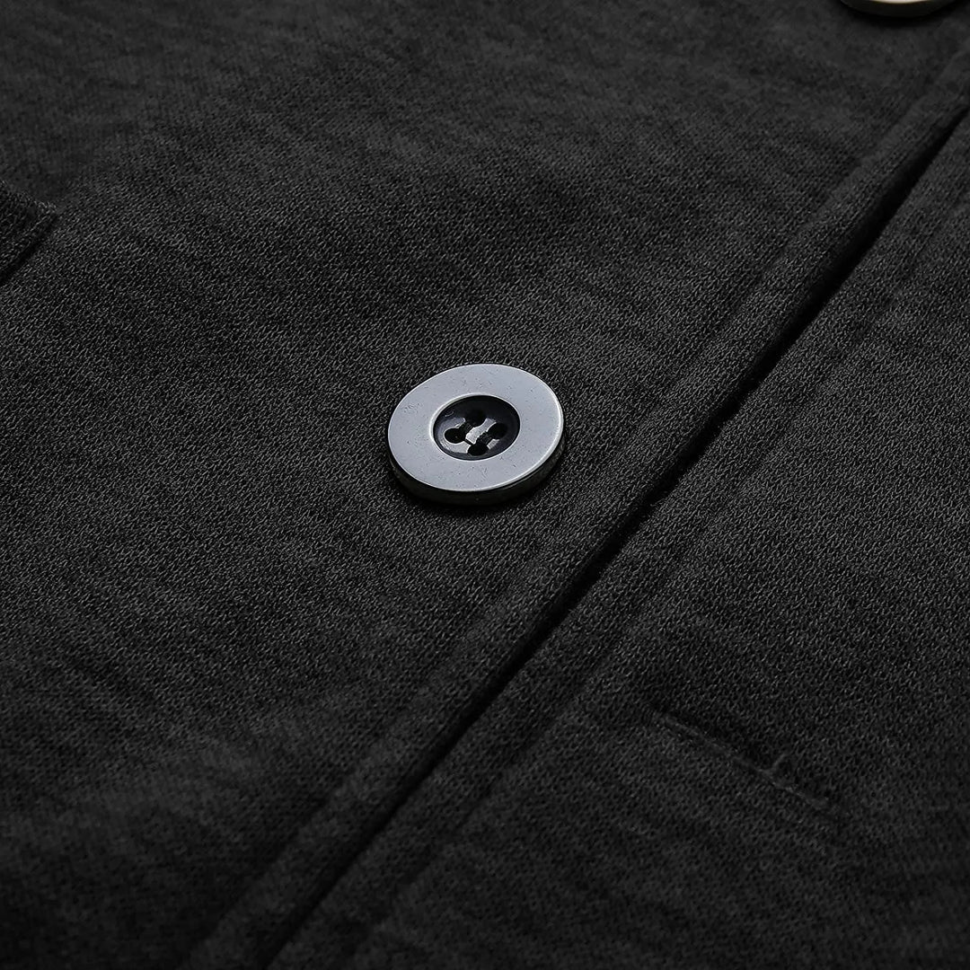 Comfortable lightweight men's casual blue blazer, a versatile jacket for all seasons.