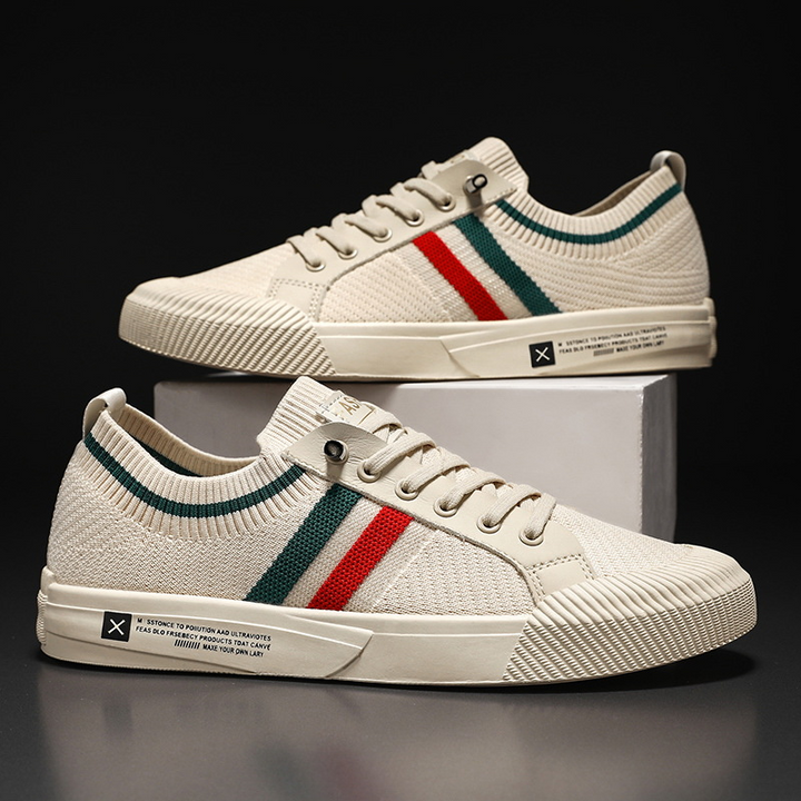 Modern men's low-top casual athletic sneakers. Lightweight, breathable design with secure lace-up for all-day comfort.
