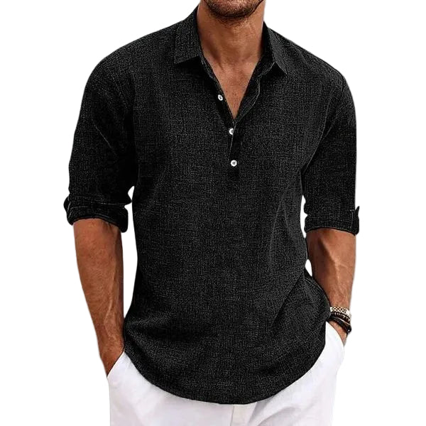 Everyday comfort: Men's lightweight breathable short-sleeve polo, perfect for summer fashion.