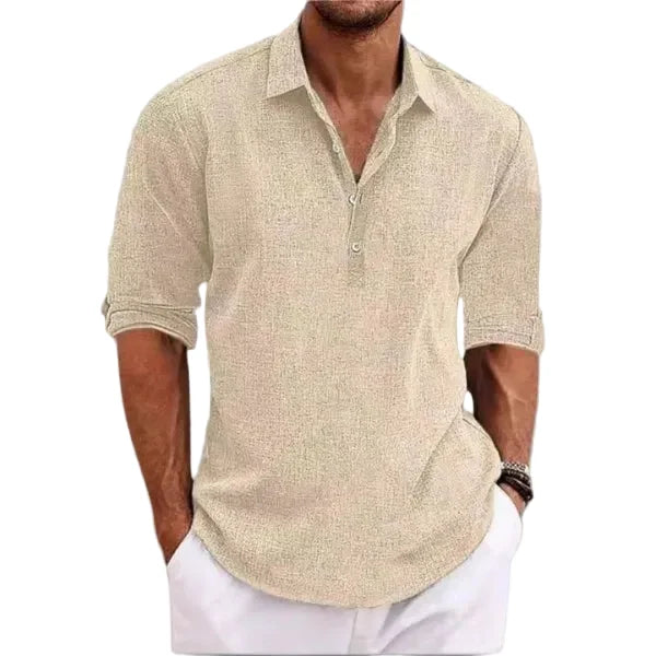 Stylish men's lightweight polo shirt, breathable for summer activities & smart-casual looks.