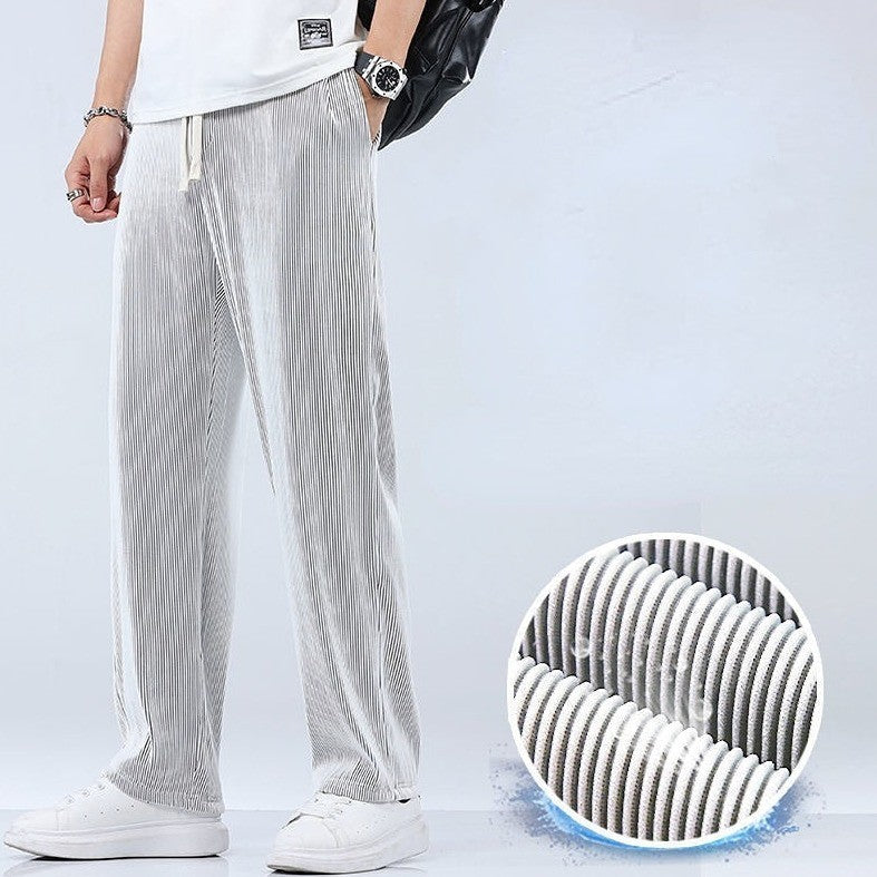 Everyday men's casual trousers, straight leg, offering ultimate comfort and a versatile, relaxed fit.