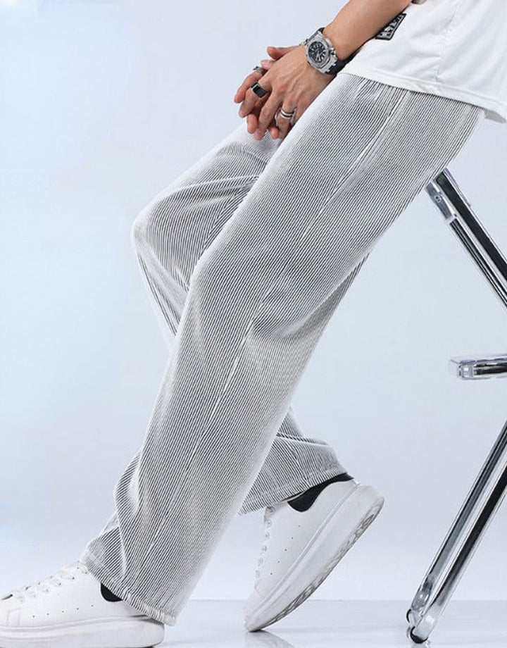 Fabio men's lightweight drawstring pants, comfortable & stylish for spring outfits and summer fashion.