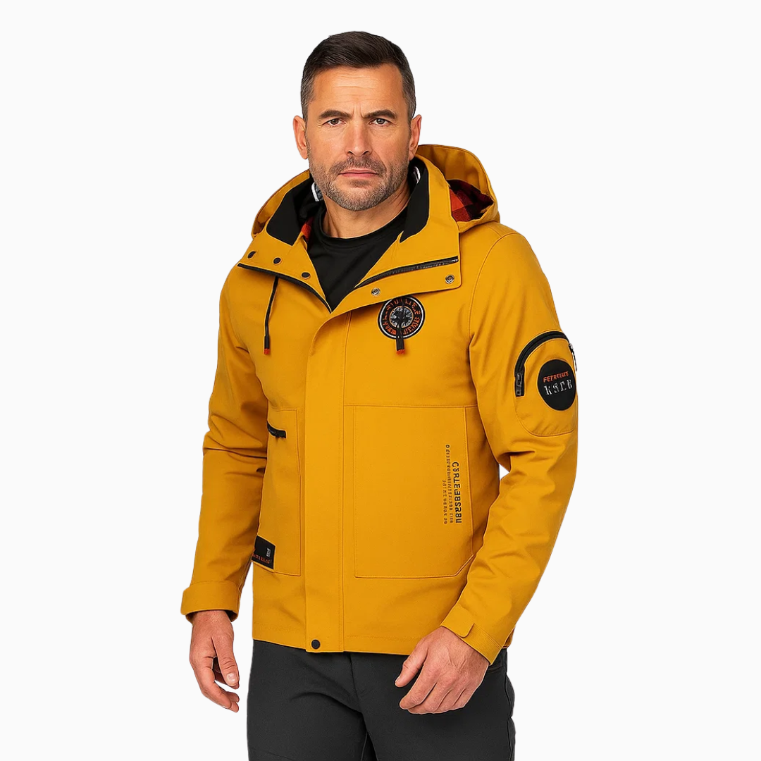 Torben men's lightweight outdoor jacket, hooded, windproof & waterproof, designed for ultimate weather protection.