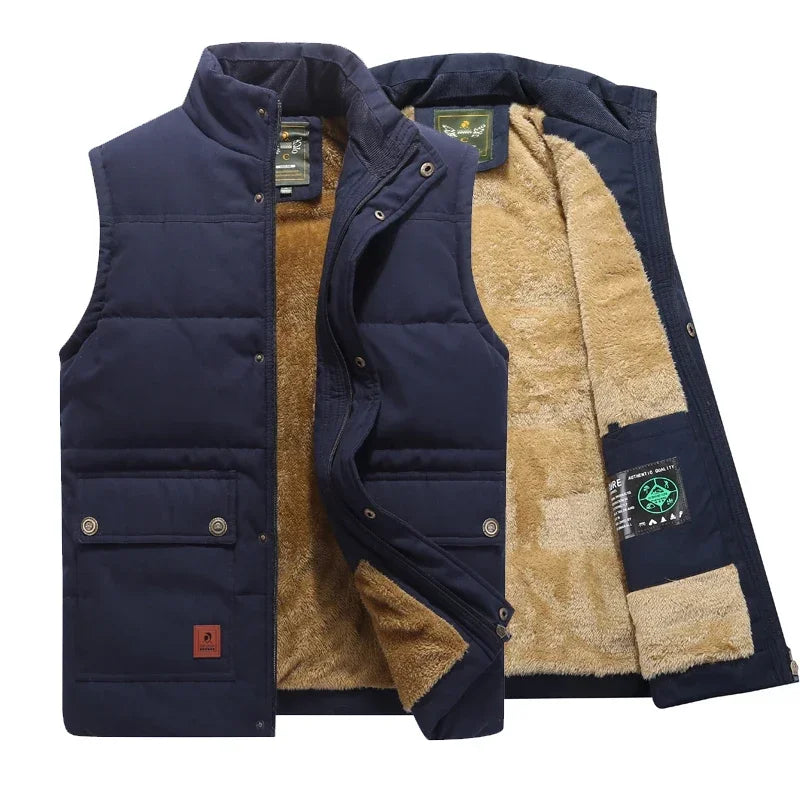 Men's lightweight padded bodywarmer vest, perfect for fall and spring layering outerwear.