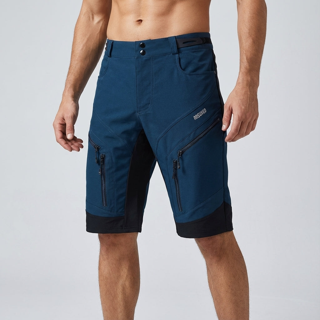 Durable men's gym shorts, lightweight and breathable, suitable for intense training, workouts, and sports.