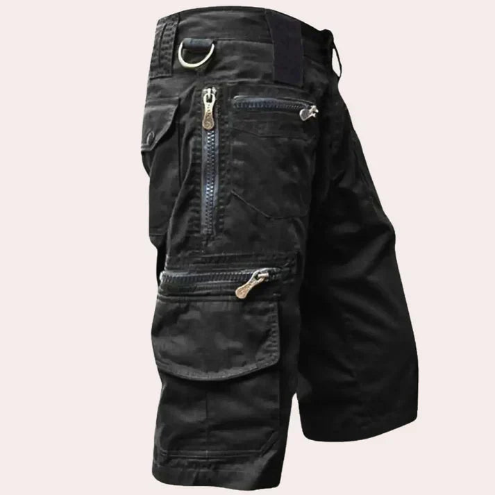 Men's Luca cargo shorts, comfortable & breathable for summer days and outdoor leisure. Durable utility design.