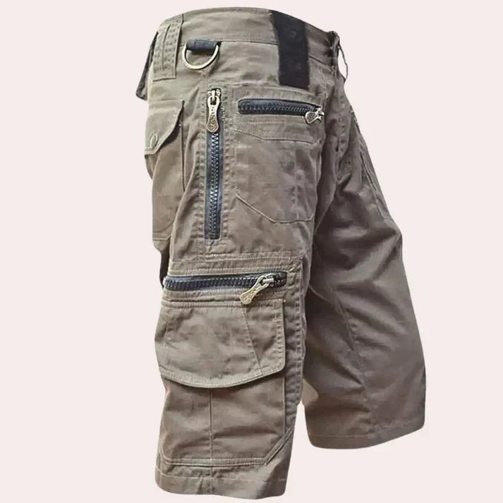 Stylish men's cargo shorts, perfect casual wear for summer fashion & outdoor activities. Comfortable & versatile.