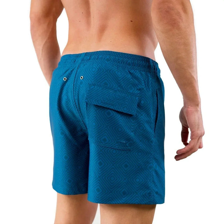Maurizio men's sports swim shorts featuring comfortable compression liner for ultimate performance swimwear.