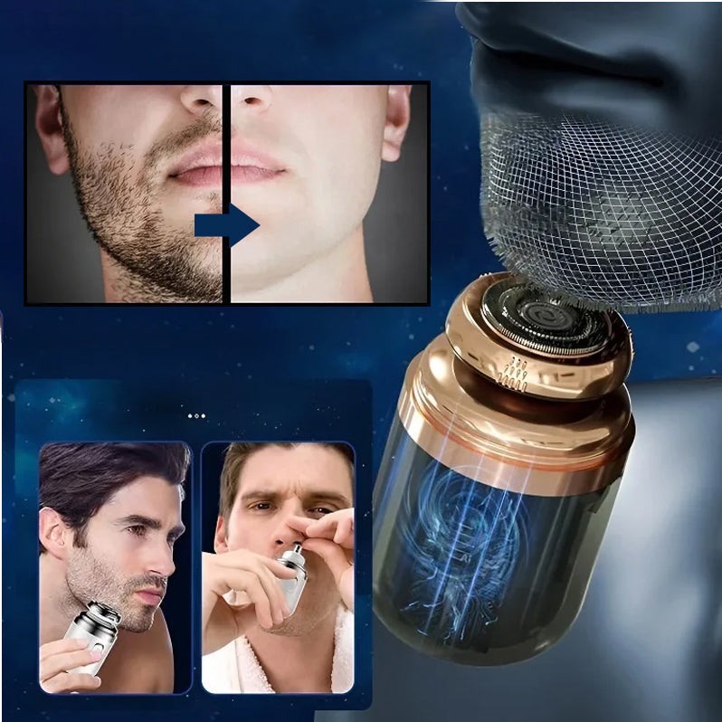 Durable waterproof travel shaver, suitable for use in the shower or on the go