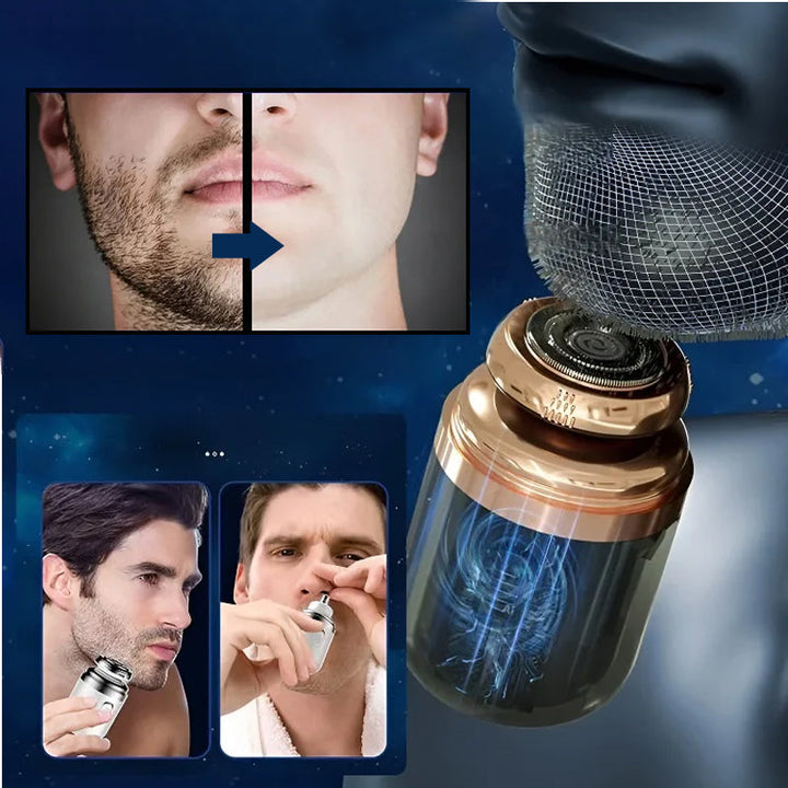 Durable waterproof travel shaver, suitable for use in the shower or on the go