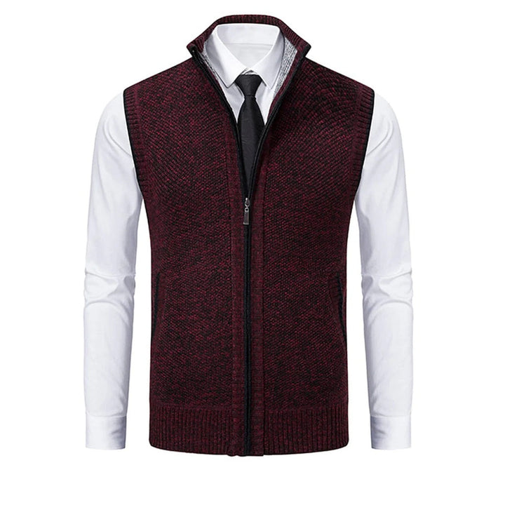 Sleek charcoal grey men's dress vest, versatile formal wear for business, weddings & special occasions.