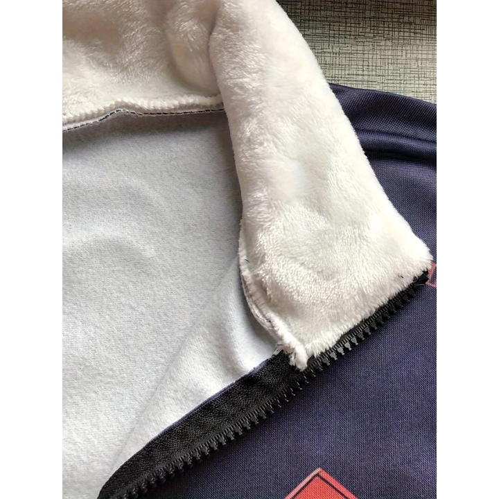 Stylish men's navy zip-up pullover, perfect for layered fashion. Comfortable long sleeve sweater for autumn-winter.