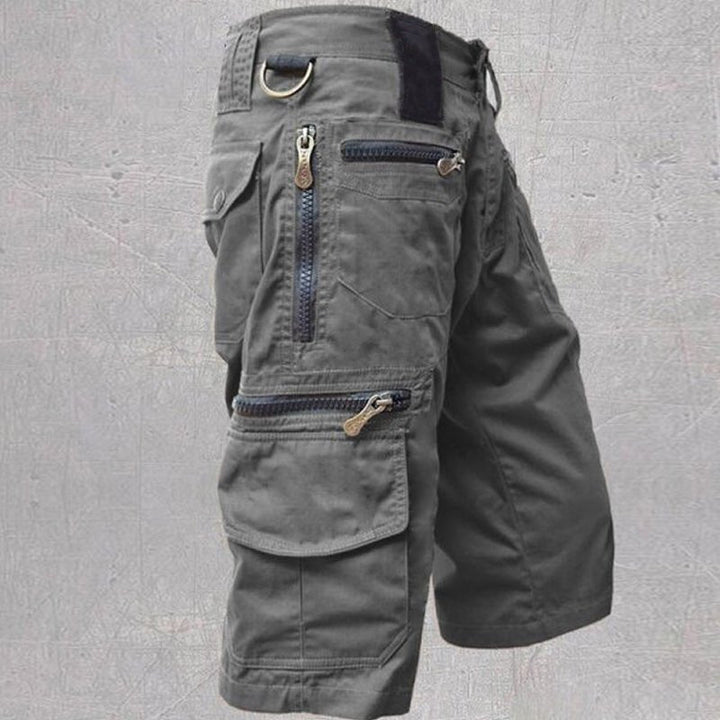 Comfortable men's cargo shorts with multiple pockets, perfect for casual summer wear & daily outdoor activities.