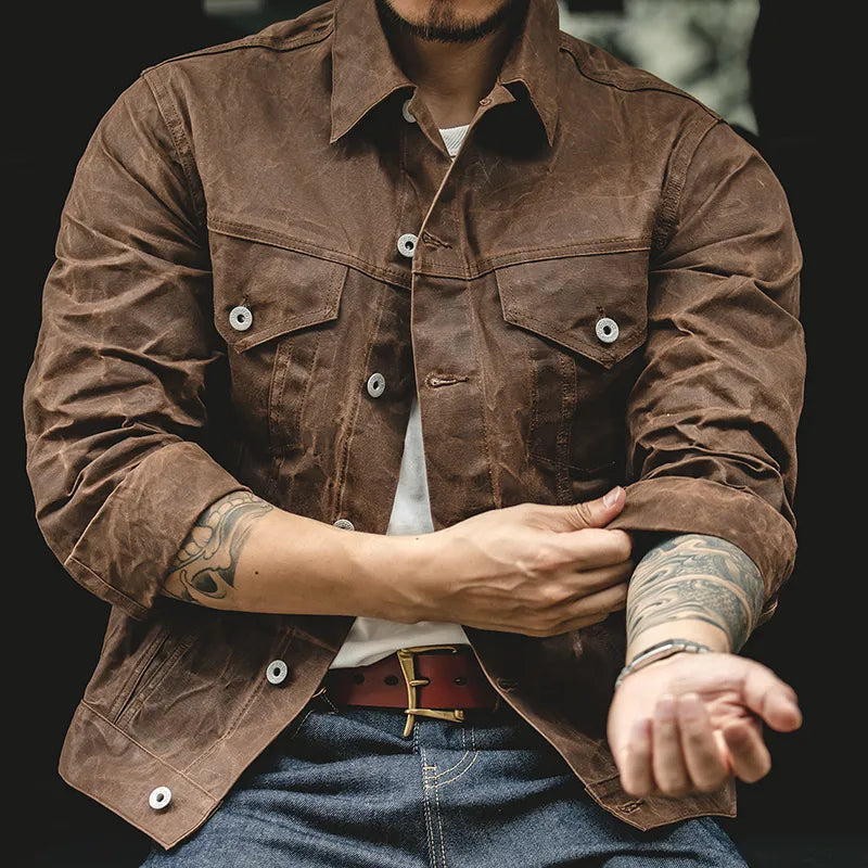 Men's NightSky rugged weatherproof cruiser jacket for outdoor adventures. Durable & windproof.