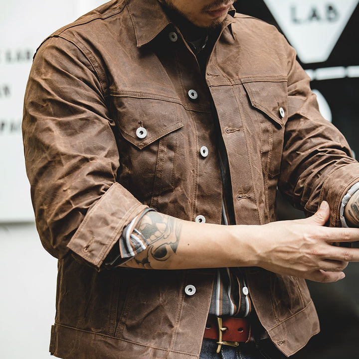 Rugged NightSky men's cruiser jacket. Durable, all-weather outdoor outerwear for work and adventure.