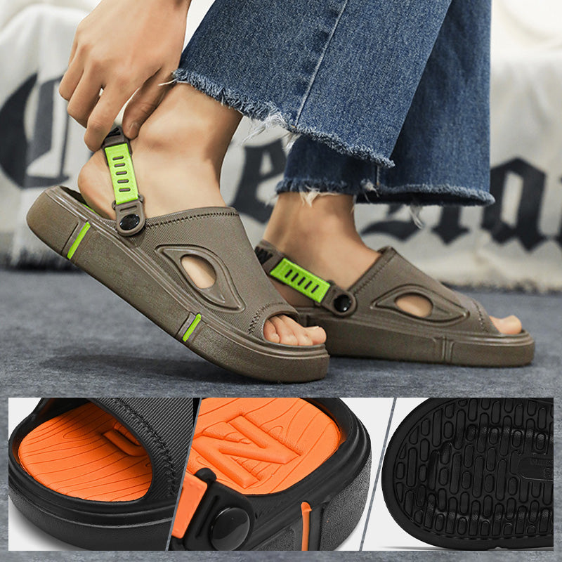 Outdoor men's non-slip summer sandals, designed for beach adventures and comfortable walking.