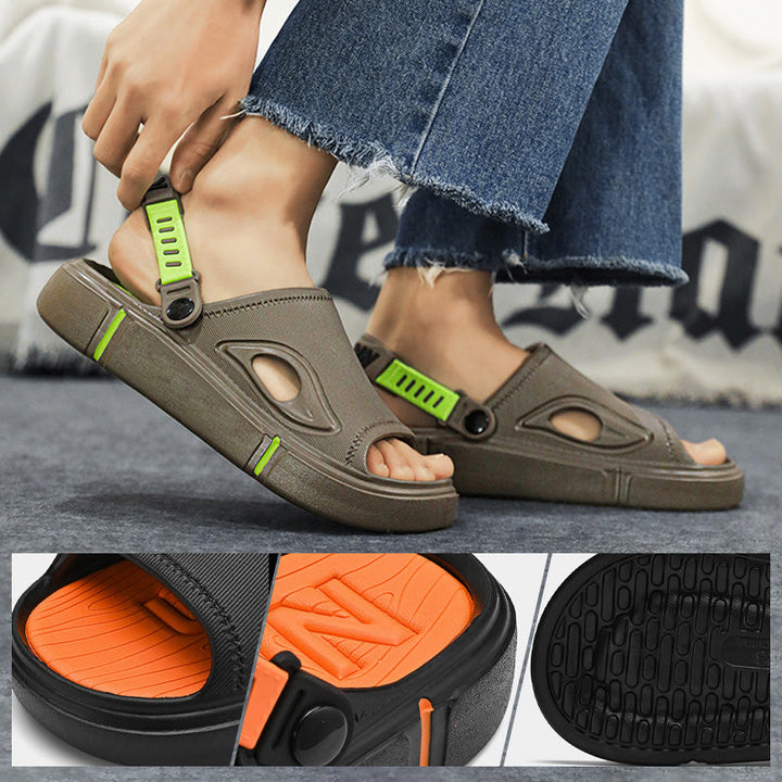 Outdoor men's non-slip summer sandals, designed for beach adventures and comfortable walking.