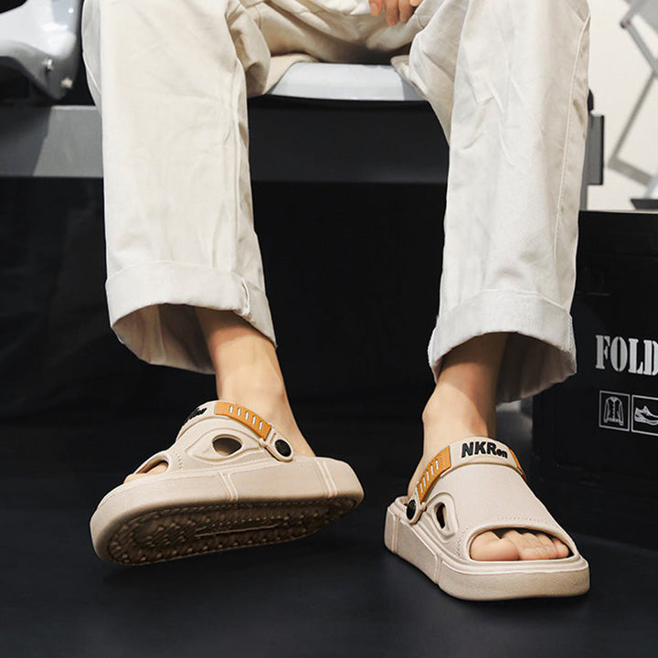 Rafael non-slip men's beach sandals, perfect summer footwear for comfort by the pool, beach, or casual outings.