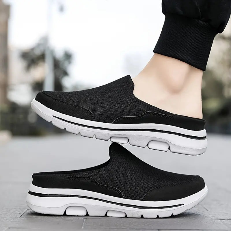 Men's orthopedic barefoot comfort shoes with arch support for healthy walking & daily wear.