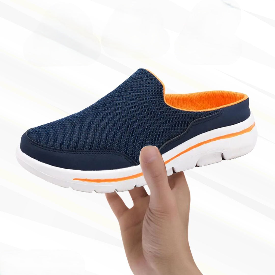 Men's flexible orthopedic comfort shoes. Barefoot feel, arch support, non-slip for ultimate foot health.