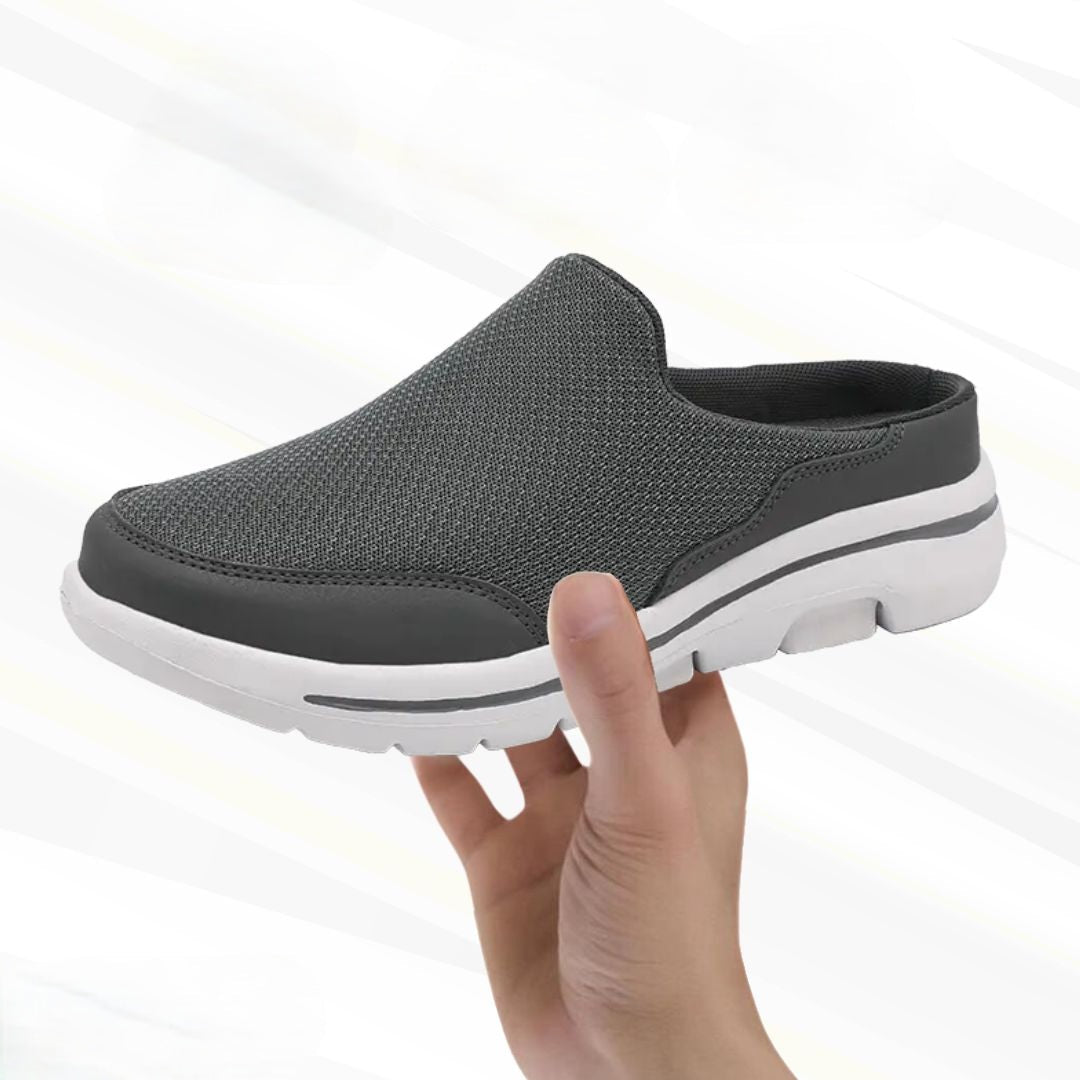 Healthy feet men's orthopedic barefoot shoes. Flexible, non-slip, arch support for comfort & well-being.