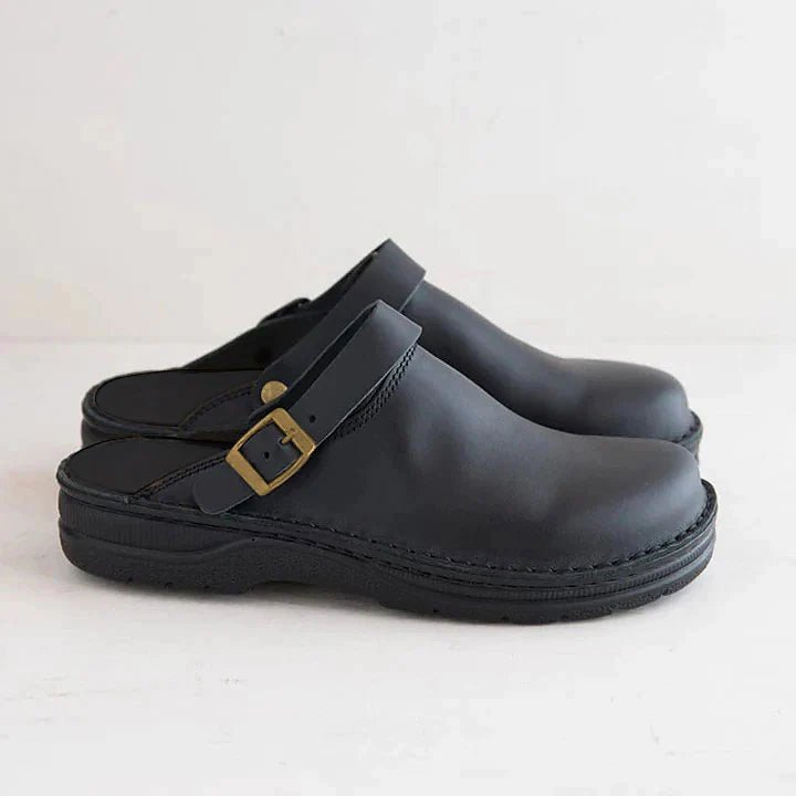 Orthopedic men's clogs with arch support for all-day comfort. Supportive slip-on footwear for walking & daily wear.
