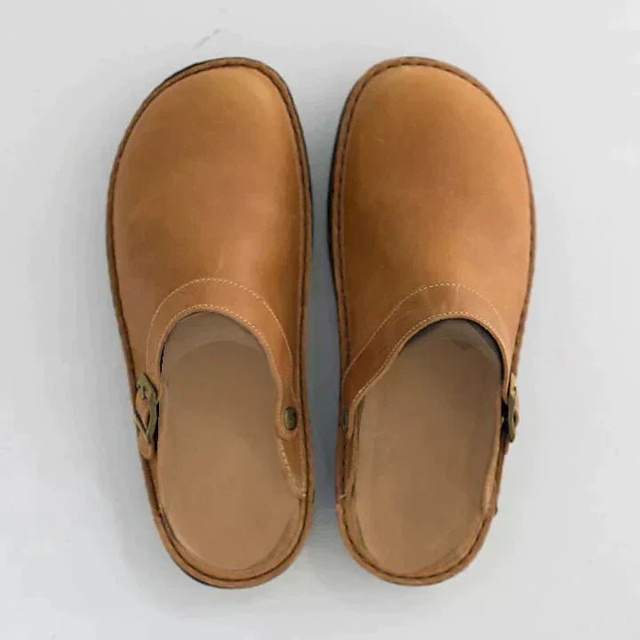 Durable men's orthopedic clogs provide all-day support & comfort. Slip-on walking shoes for active men.