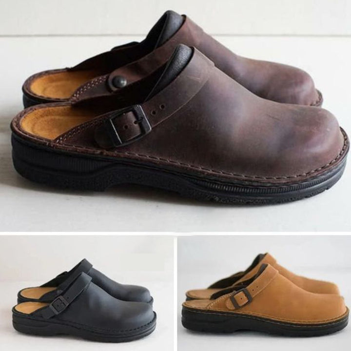 Men's comfort footwear: orthopedic clogs with supreme support. Ideal slip-on shoes for daily wear & foot pain relief.
